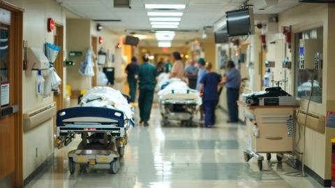 Une attente de plus de 4 heures aux Urgences est liée à des risques notablement accrus de décès et à une durée d’hospitalisation plus élevée, pour les patients souffrant d'une fracture de la hanche (Visuel Adobe Stock 807880434)